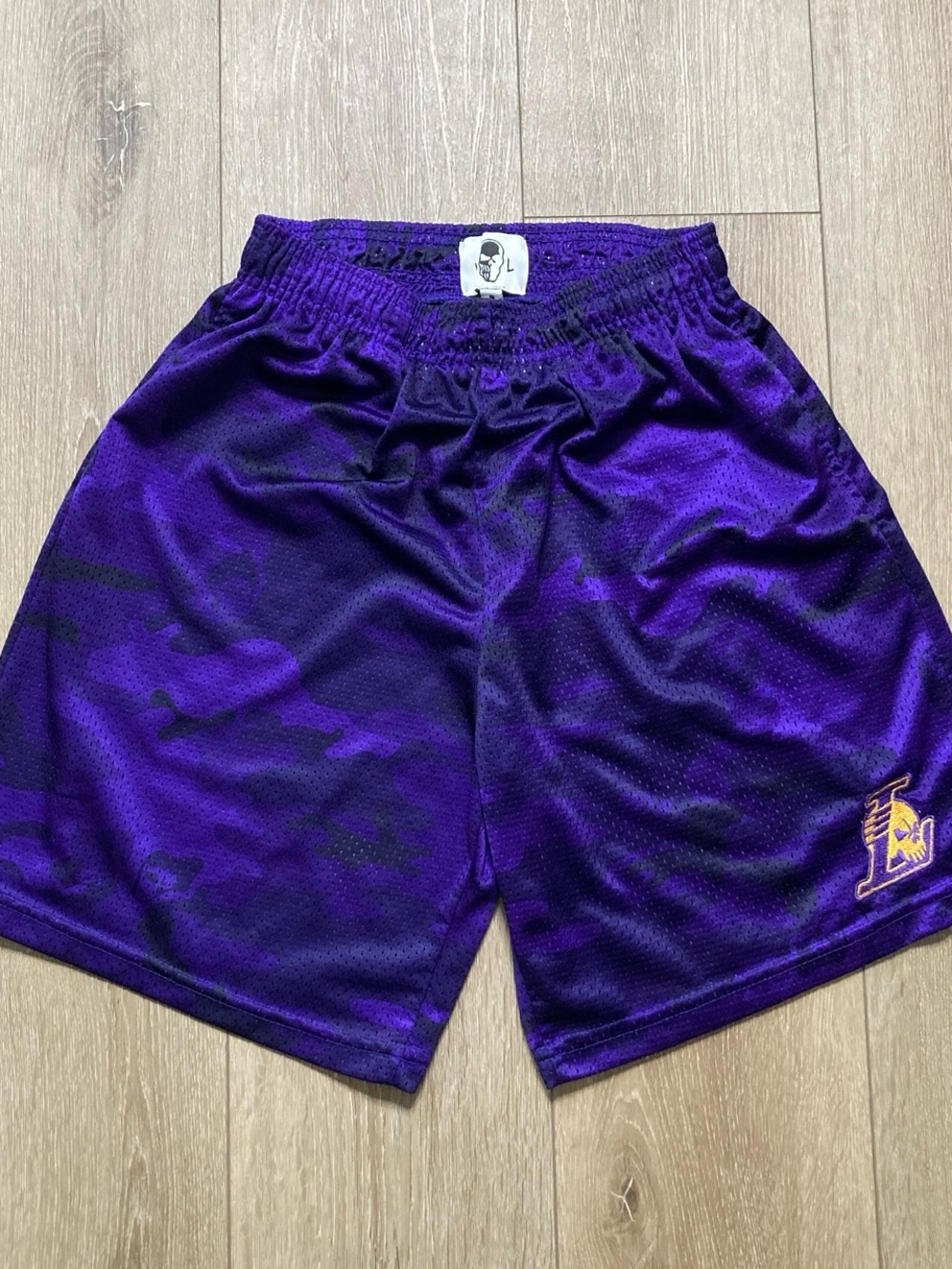 Warren Lotas Lakers Phantom Camo Shorts